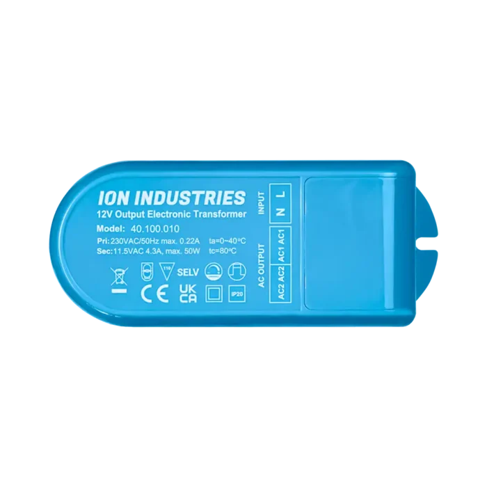 Ion Industries PF 40.100.010 12 Volt LED Driver 50W Dimbaar