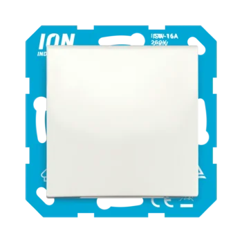 Wandcontactdoos Met Klapdeksel IP44 E1 | Mat Alpin Wit