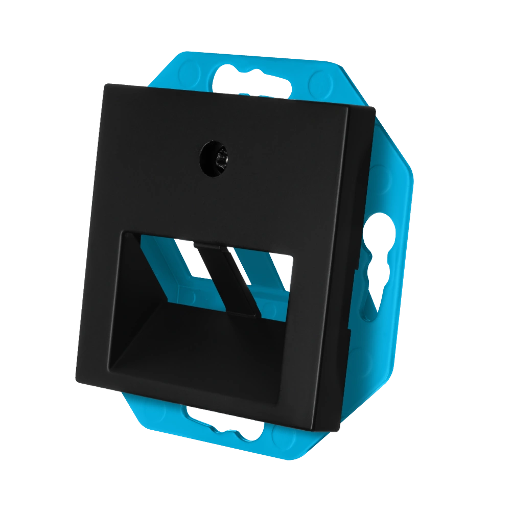 Ion Industries Modular Jack 30° 2-voudig met Centraalplaat V1/J1 | Mat Zwart 3 Modular Jack 30° 2-voudig met Centraalplaat V1/J1 | Mat Zwart - Afbeelding 3