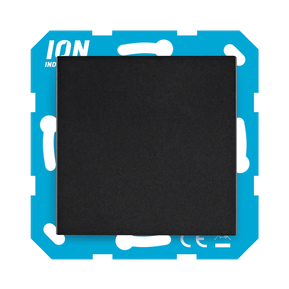 Ion Industries Blindplaat E1 | Mat Zwart 1 Blindplaat E1 | Mat Zwart