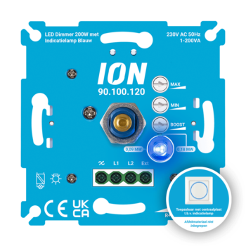 LED Dimmer Met Indicatielamp | 0.3-200 Watt