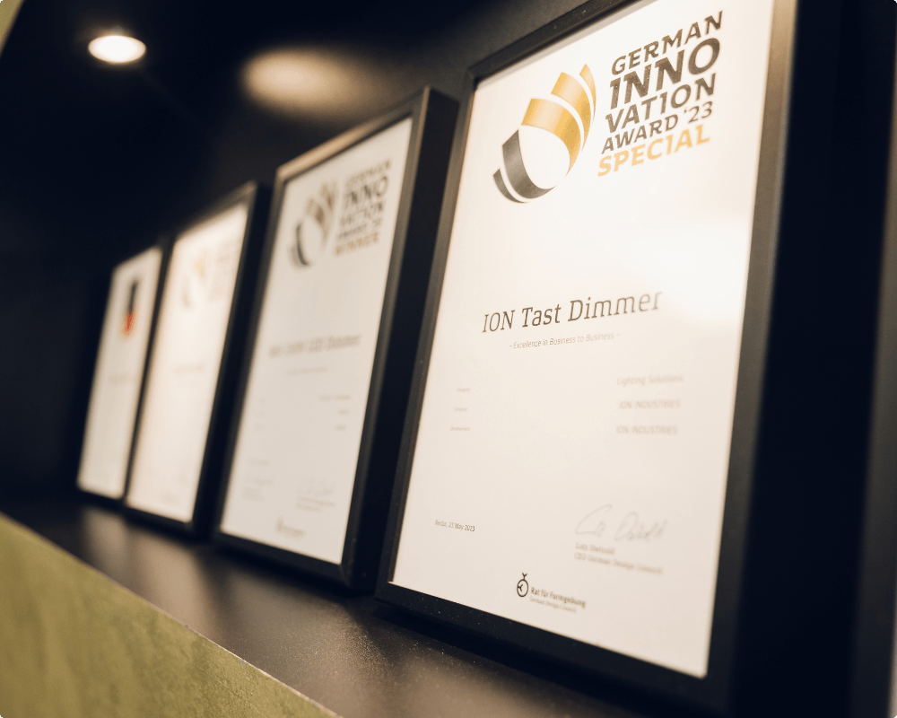 Ion Industries Over ION INDUSTRIES 4 Over ION INDUSTRIES - Awards